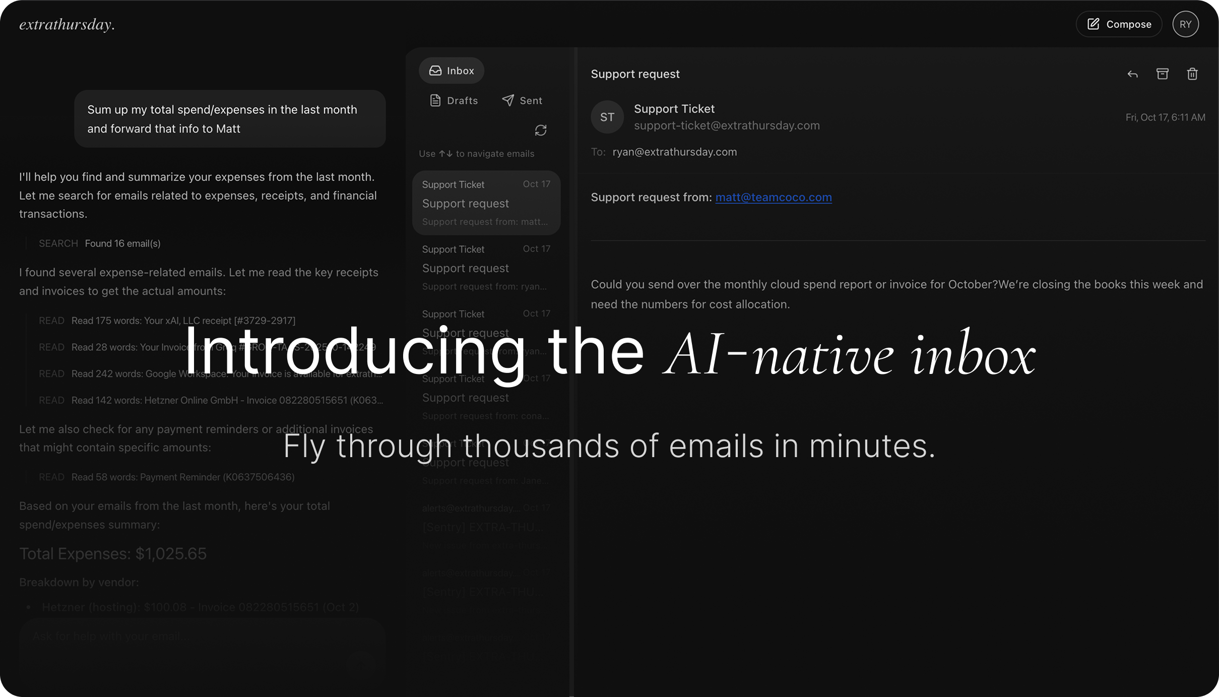 Screenshot of Extra Thursday